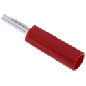 RS Pro Red Male Banana Connector 4 mm Connector 50V 16A Nickel Plating 180-6657