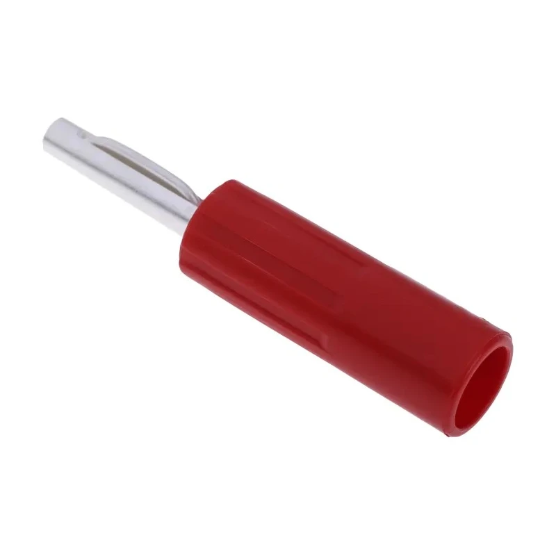 RS Pro Red Male Banana Connector 4 mm Connector 50V 16A Nickel Plating 180-6657