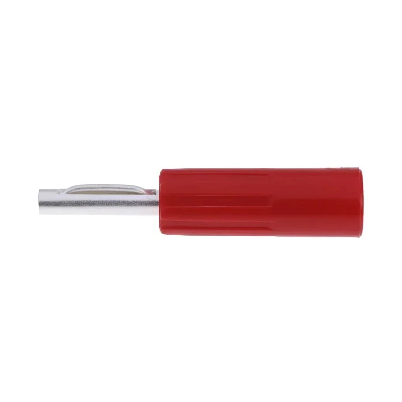 RS Pro Red Male Banana Connector 4 mm Connector 50V 16A Nickel Plating 180-6657