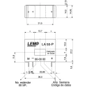 LEM LA 55P/SP1 Series Current Transformer 100A 12V, 15V Supply Voltage 15mm Bore LA 55P/SP1