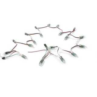 Intelligent LED Solutions 5.5V dc RGB LED Strip 3000K Colour Temperature ILPP-KT-12RGBIC-2811.CH6.