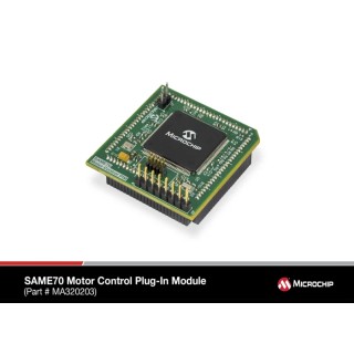 Microchip ATSAME70 Motor Control Plug In Module Motor Controller for ATSAME70 for MCLV-2, MCHV-3 ATSAME70