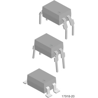 Vishay Optocoupler Through Hole 4-Pin DIP Isolation Voltage 5.3kVrms 110°C SFH617A-3X016