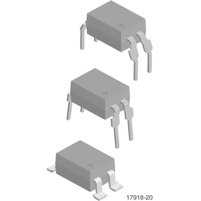 Vishay Optocoupler Through Hole 4-Pin DIP Isolation Voltage 5.3kVrms 110°C SFH617A-3X016