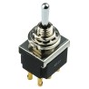 TE Connectivity Toggle Switch Panel Mount On-Off-On DPDT 6A Chrome Plated Brass Actuator FTS0904