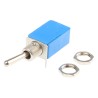 APEM Toggle Switch PCB Mount On-On SPDT Through Hole Terminal 4A 30V DC 125V AC Brass Actuator 21136NA