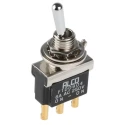 TE Connectivity Toggle Switch Panel Mount On-On SPDT Solder Terminal 12V dc 250V ac FTD0904