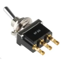 TE Connectivity Toggle Switch Panel Mount On-On SPDT Solder Terminal 12V dc 250V ac FTD0904