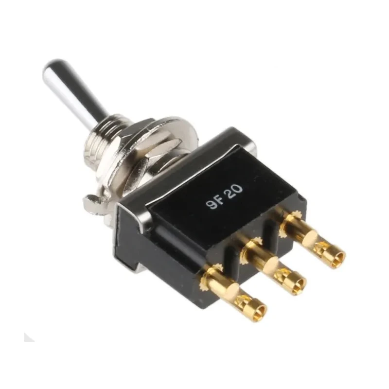 TE Connectivity Toggle Switch Panel Mount On-On SPDT Solder Terminal 12V dc 250V ac FTD0904