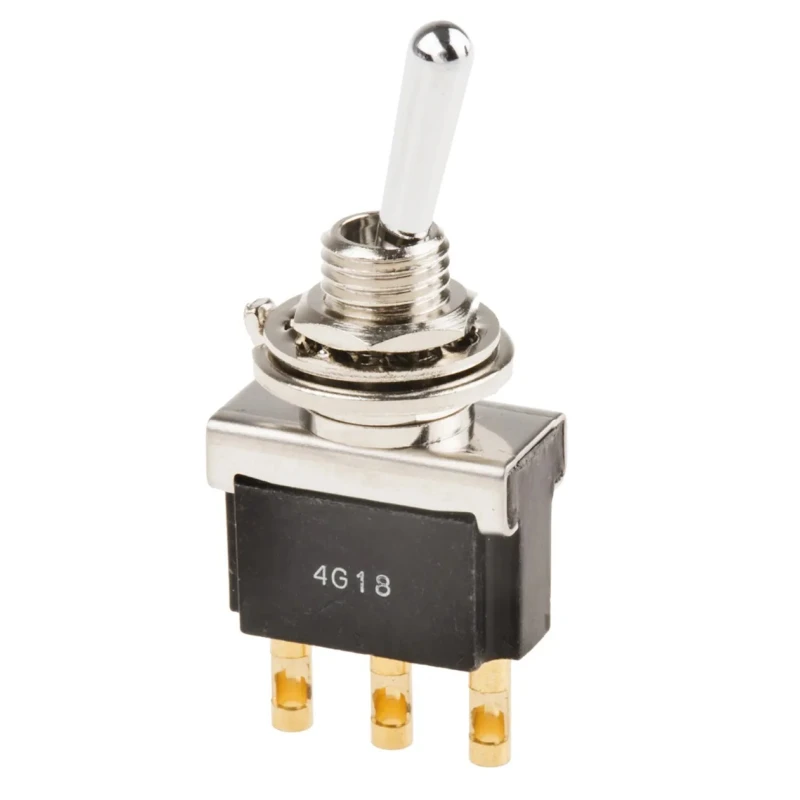 TE Connectivity Toggle Switch Panel Mount On-On SPDT Solder Terminal 12 V dc 250 V ac FTF0904