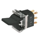 TE Connectivity SPDT Latching On-On Rocker Switch Panel Aluminium Housing 15.9 x 13 mm FLD19-BLACK04