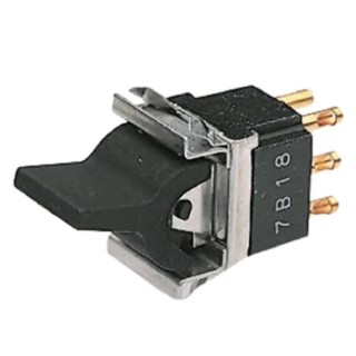 TE Connectivity SPDT Latching On-On Rocker Switch Panel Aluminium Housing 15.9 x 13 mm FLD19-BLACK04