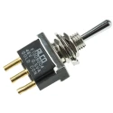 TE Connectivity Toggle Switch Panel Mount On-Off-On SPDT 20 V dc 20 V ac FTG09G04