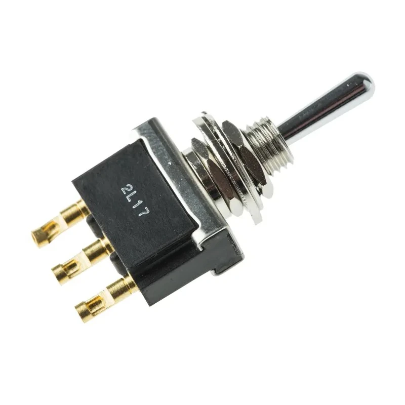 TE Connectivity Toggle Switch Panel Mount On-Off-On SPDT 20 V dc 20 V ac FTG09G04