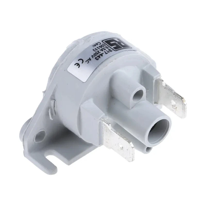 Herga Air Pressure Sensor 0.072 psi Nylon Housing SPST Contact 250V ac 50°C 6753-0002