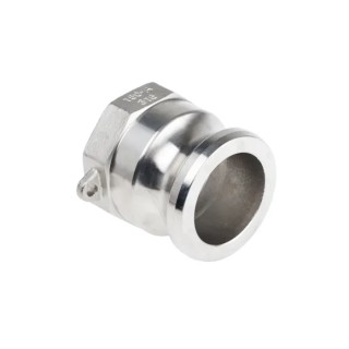RS PRO Stainless Steel Hose Connector 25.4 mm ID, 17 bar, Female BSPT 1 in Connection 317-490