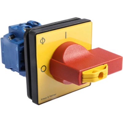 Kraus & Naimer 4-Pole Panel Mount Isolator Switch IP65 Rated 20A KG10B.T204/GBA281.E
