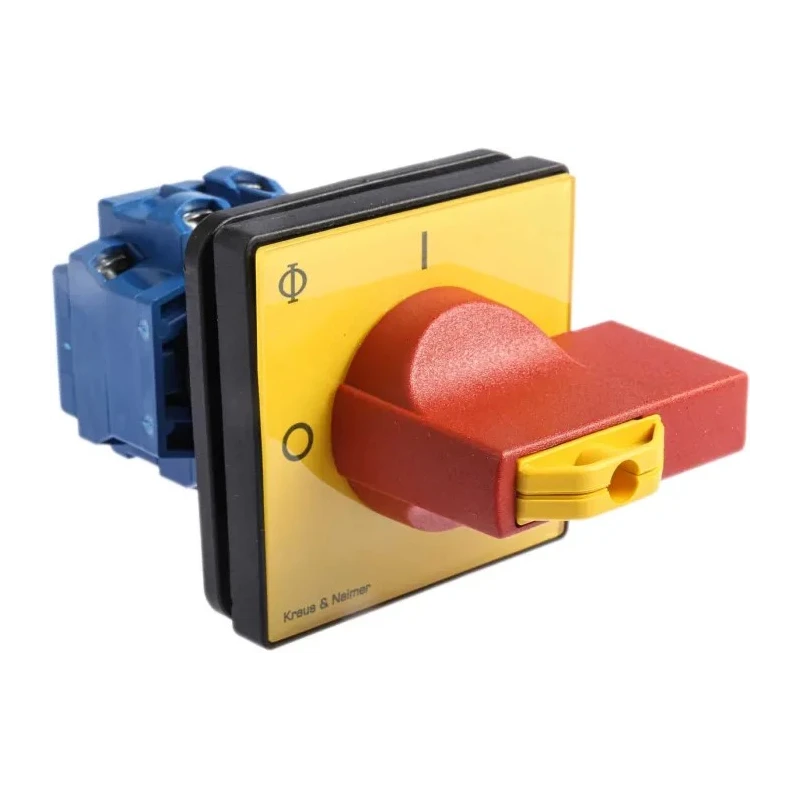 Kraus & Naimer 4-Pole Panel Mount Isolator Switch IP65 Rated 20A KG10B.T204/GBA281.E