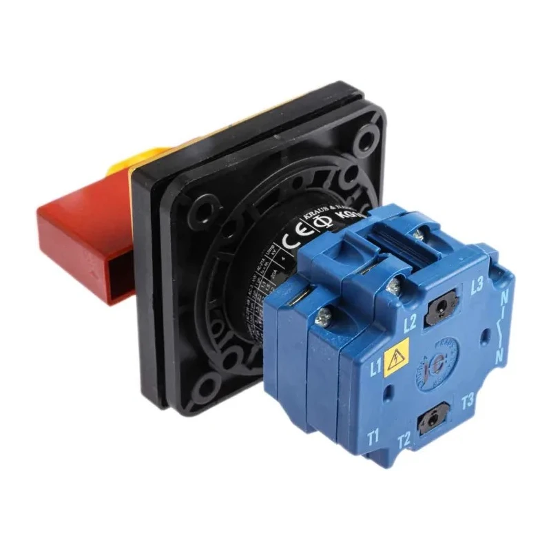 Kraus & Naimer 4-Pole Panel Mount Isolator Switch IP65 Rated 20A KG10B.T204/GBA281.E