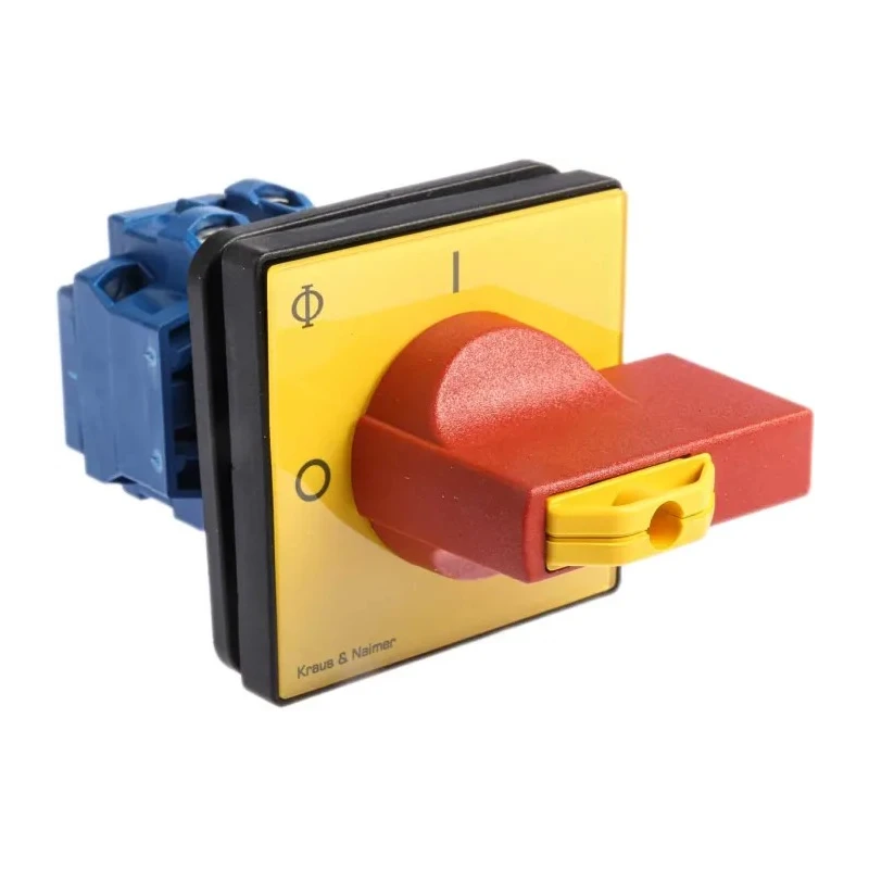 Kraus & Naimer 3-Pole Surface Isolator Switch, IP65, 20A, Red Handle, Series KG10 