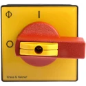 Kraus & Naimer 3-Pole Surface Isolator Switch, IP65, 20A, Red Handle, Series KG10 