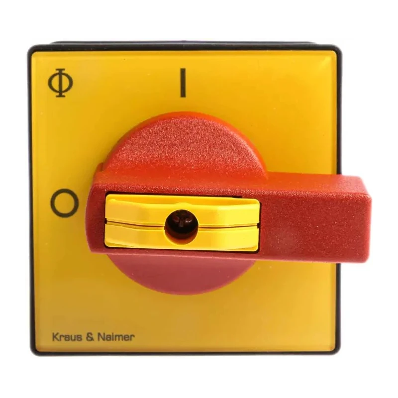 Kraus & Naimer 3-Pole Surface Isolator Switch, IP65, 20A, Red Handle, Series KG10 