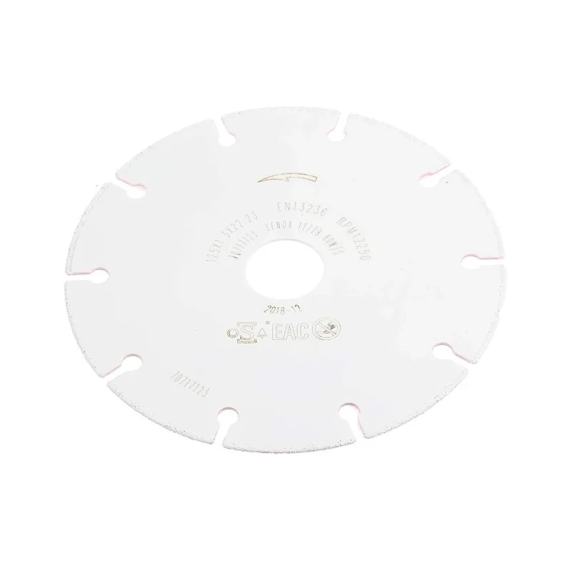 Lenox Aluminium Oxide Abrasive Cutting Disc 125 mm Fine Grade P120 Grit 2030866