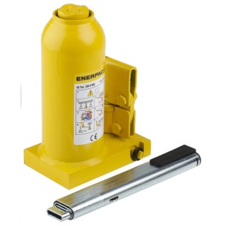 Enerpac Industrial Steel Bottle Jack with 10 Ton Load Capacity and 444 mm Minimum Lifting Height GBJ010A