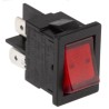 Arcolectric (Bulgin) Ltd Illuminated DPST On-Off Rocker Switch Panel Aluminium Housing IP66 10A 250V AC H8553VBNAA