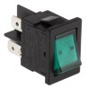 Arcolectric (Bulgin) Ltd Illuminated DPST On-Off Rocker Switch Panel 10A 250V AC Aluminium Housing IP66 H8553VBNAB