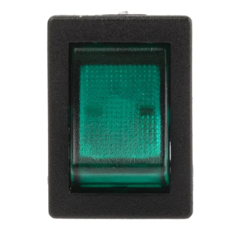 Arcolectric (Bulgin) Ltd Illuminated DPST On-Off Rocker Switch Panel 10A 250V AC Aluminium Housing IP66 H8553VBNAB