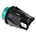 RS PRO Illuminated Latching Push Button Switch, Panel Mount, 25 mm Cutout, DPST, Green LED, IP67, 250 V AC 319-449