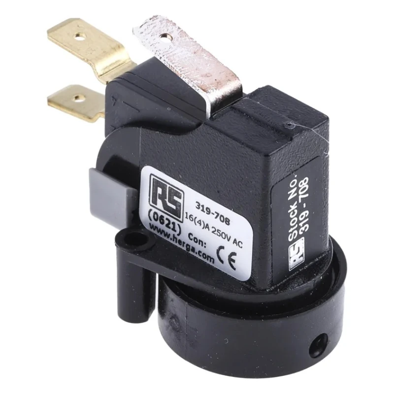 RS PRO Surface Mounted 250 mm Momentary Air Switch SPCO Model 319-708 United Kingdom