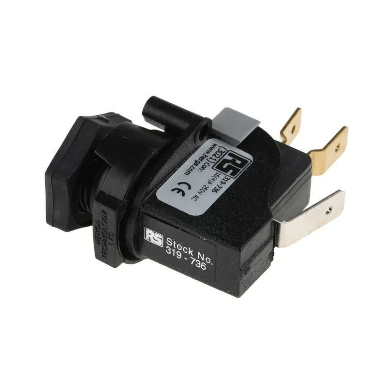 RS PRO Panel Mounted 250 mm Latching Air Switch SPCO 16A 250V AC 319-736