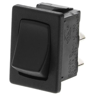 Arcolectric (Bulgin) Ltd SPST Latching On-Off Rocker Switch Panel 10A 250V AC Aluminium Housing IP66 H8600VBAAS