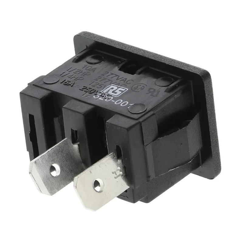 Arcolectric (Bulgin) Ltd SPST Latching On-Off Rocker Switch Panel 10A 250V AC Aluminium Housing IP66 H8600VBAAS