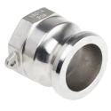 RS PRO Stainless Steel Hose Connector 38.1 mm ID, 17 bar Pressure, Female BSPT Connection 1-1/2 in Adapter 317-507