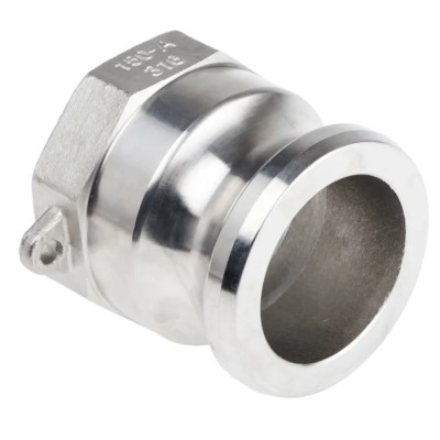 RS PRO Stainless Steel Hose Connector 38.1 mm ID, 17 bar Pressure, Female BSPT Connection 1-1/2 in Adapter 317-507