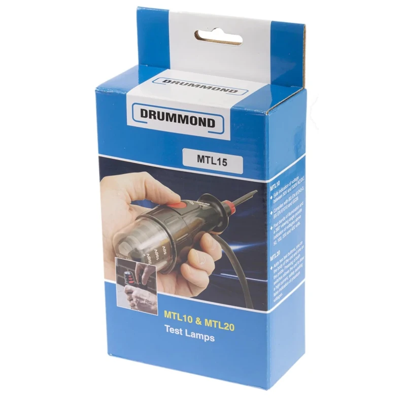 John Drummond LED Voltage Tester 1000V AC/DC CAT IV, Robust Design, IP64, MTL15