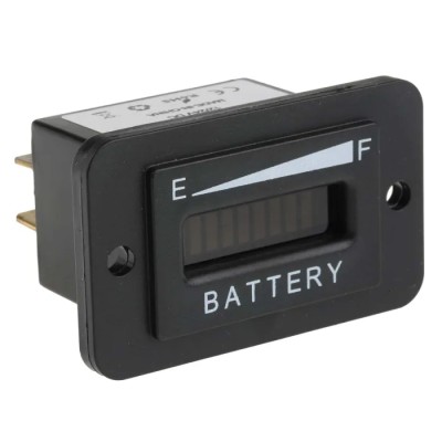 RS PRO Digital Voltmeter DC LED Display 25 mm Cutout Height 37 mm Cutout Width Model 180-9262