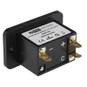 RS PRO Digital Voltmeter DC LED Display 25 mm Cutout Height 37 mm Cutout Width Model 180-9262