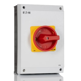 Eaton 3-Pole Surface Mount Isolator Switch IP65, 32A, 30kW, P3-63 Series, 