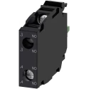 Siemens SIRIUS ACT 3SU14 Series Contact Block, 2 NO, 500 V ac, 500 V dc, Screw Terminal 3SU1400-1AA10-1NA0