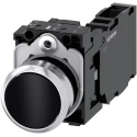 Siemens SIRIUS ACT 3SU11 Series Push Button Switch Momentary Panel Mount 22 mm Cutout SPDT 500V dc 500V ac 3SU1150-0AB10-1FA0