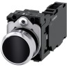 Siemens SIRIUS ACT 3SU11 Series Push Button Switch Momentary Panel Mount 22 mm Cutout SPDT 500V dc 500V ac 3SU1150-0AB10-1FA0