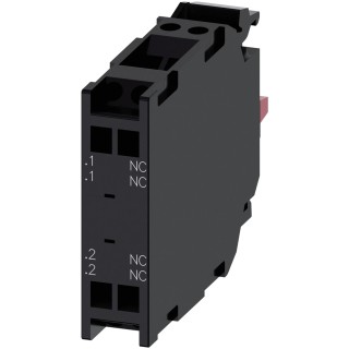 Siemens SIRIUS ACT 3SU14 Series Contact Block 500 V ac, 500 V dc, 10A, 2 NC 3SU1400-1AA10-3EA0