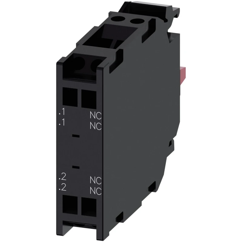 Siemens SIRIUS ACT 3SU14 Series Contact Block 500 V ac, 500 V dc, 10A, 2 NC 3SU1400-1AA10-3EA0