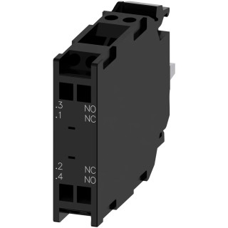 Siemens SIRIUS ACT 3SU14 Series Contact Block 1 CO, 500 V AC/DC, Spring Loaded Terminal 3SU1400-1AA10-3FA0