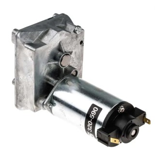 Crouzet Geared DC Motor, 12V DC, 17W Power, 1.2 Nm Torque, 100 RPM Speed, 6 mm Shaft Diameter, Metal Gearhead 82802013