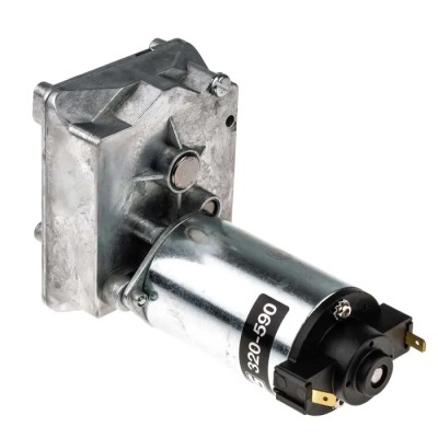 Crouzet Geared DC Motor, 12V DC, 17W Power, 1.2 Nm Torque, 100 RPM Speed, 6 mm Shaft Diameter, Metal Gearhead 82802013